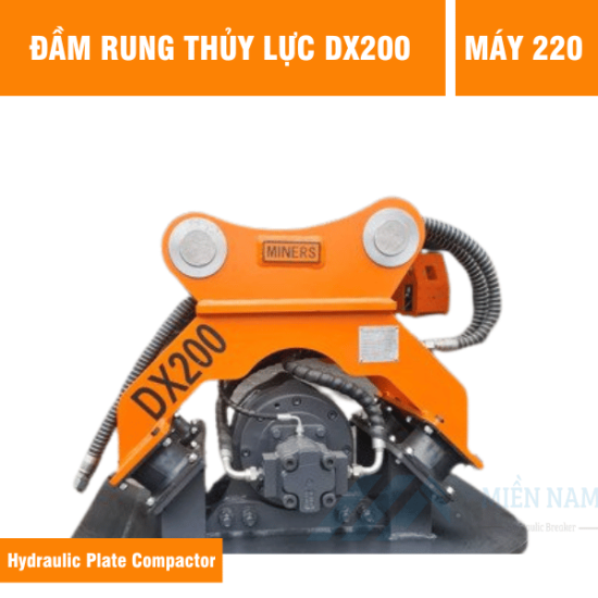 Đầm Rung Thủy Lực DX200 2 Hình ảnh Đầm rung bê tông thủy lực DX200 - máy 220