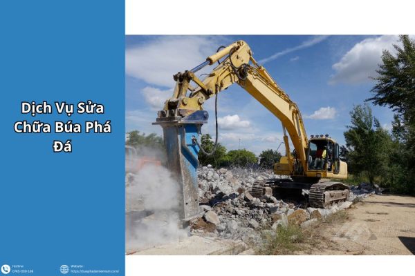 Dịch vụ sửa chữa búa phá đá thủy lực