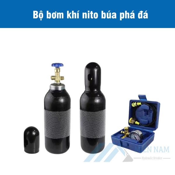 Bộ bơm khí nito búa phá đá 12 bộ bơm khí nito