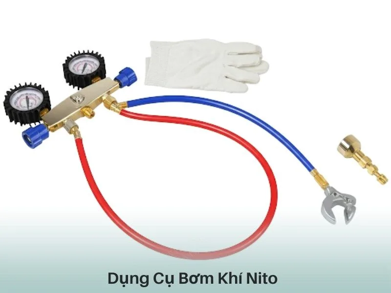 Hướng Dẫn Bơm Khí Nito Búa Phá Đá Chi Tiết 2 Bộ dụng cụ bơm khí nito cơ bản