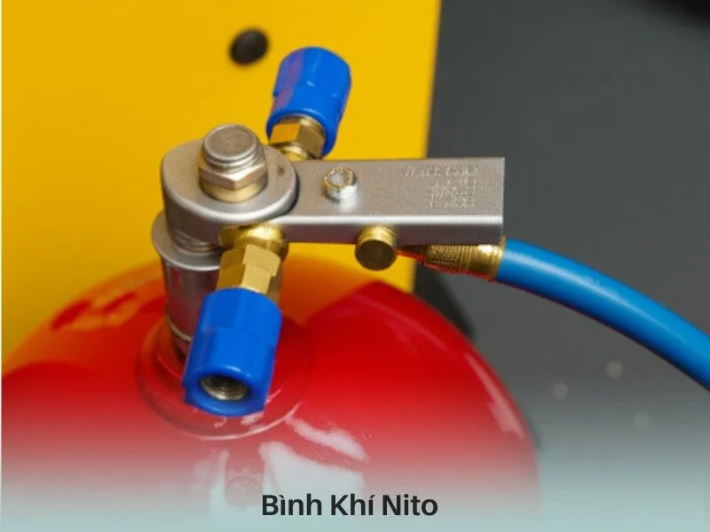 Hướng Dẫn Bơm Khí Nito Búa Phá Đá Chi Tiết 3 Bình khí nito